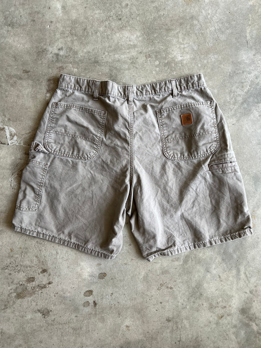 Cream Carhartt Carpenter Shorts Size 38”