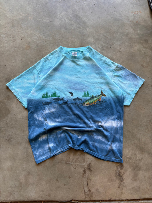 AOP fishing shirt-XL