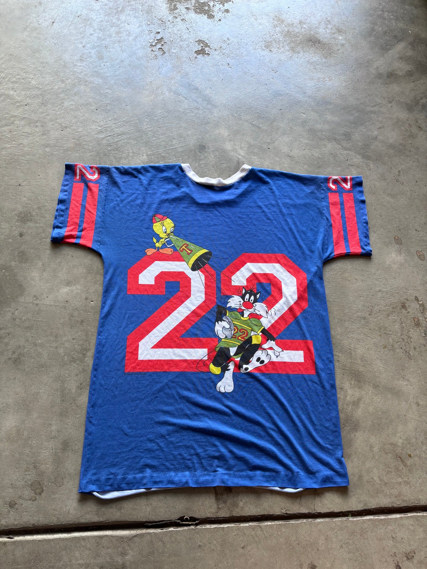 1985 Warner Brothers football shirt-L