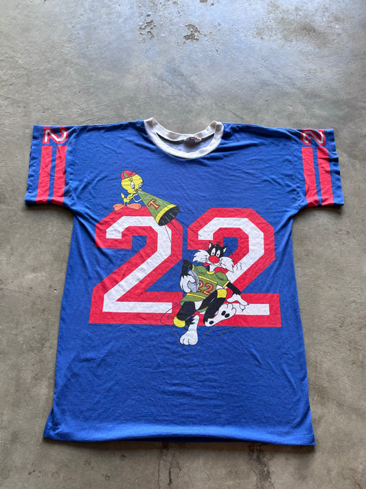 1985 Warner Brothers football shirt-L